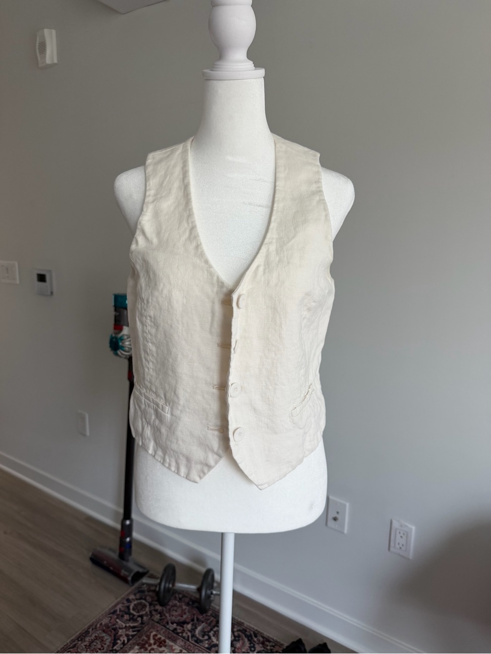 Linen vest